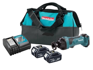 כרסם לקירות גבס 18V + שתי סוללות 4.0AH