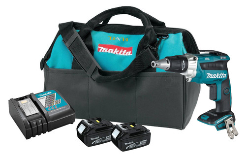 מברגת גבס נטענת 18V בראשלס + שתי סוללות 5.0AH