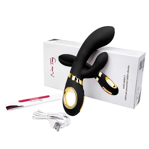 ויברטור ארנב יוקרתי מעוצב מסיליקון Nomi Tang - Wild Rabbit Vibrator