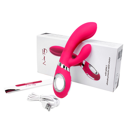 ויברטור ארנב יוקרתי מעוצב מסיליקון Nomi Tang - Wild Rabbit Vibrator