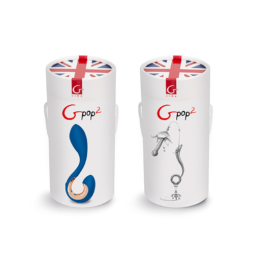 ויברטור יוניסקס אנטומי עם מנוע חזק ומתקדם Gvibe  - Gpop²