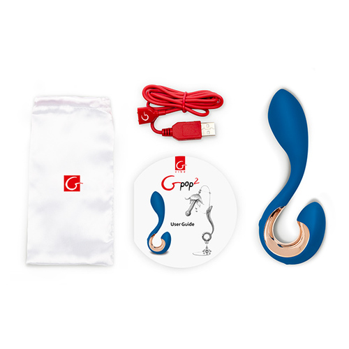 ויברטור יוניסקס אנטומי עם מנוע חזק ומתקדם Gvibe  - Gpop²