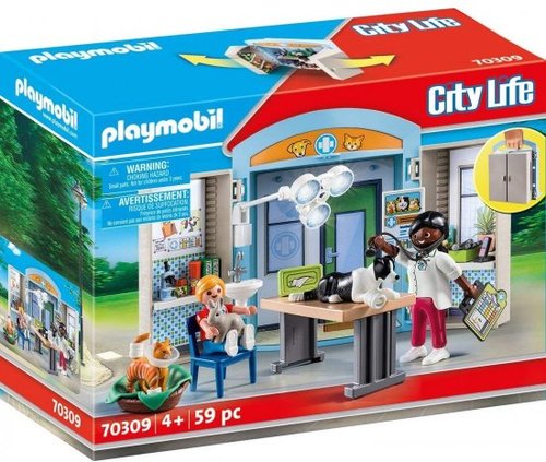 מרפאת וטרינרים 70309 Playmobil City Life