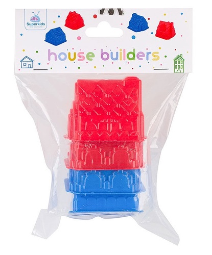 4 תבניות של בתים לעיצוב ובניה עם חול קינטי