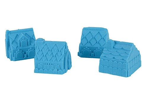 4 תבניות של בתים לעיצוב ובניה עם חול קינטי