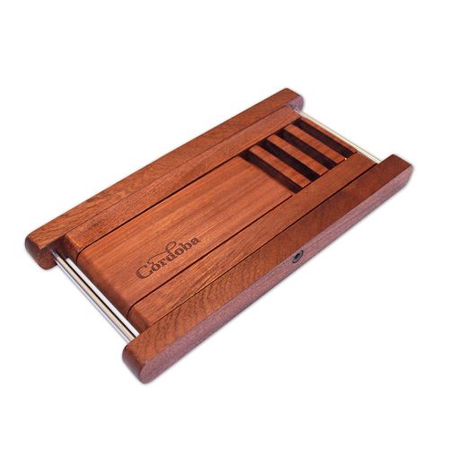 זוית נוספת Cordoba Folding Wood Footstool