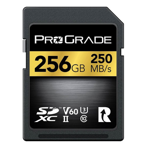 כרטיס זיכרון Prograde Digital SDXC UHS-II V60 250MBs 256GB