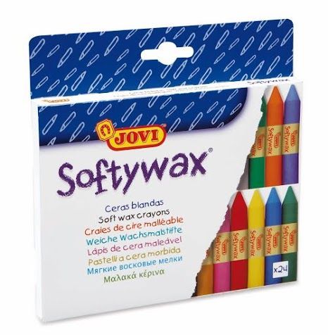 סט צבעי שעווה רכים | 24 גוונים JOVI Softywax