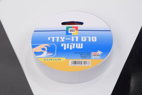 סרט הדבקה דו-צדדי 25 מטר  Tape&Roll [רוחב לבחירה]