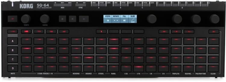 KORG SQ-64 סיקוונסר פוליפוני 64 צעדים בעל חיבורי USB/CV/MIDI