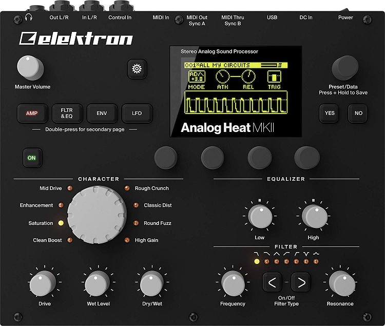 Elektron Analog Heat MKII מעבד אנלוגי סטריאופוני