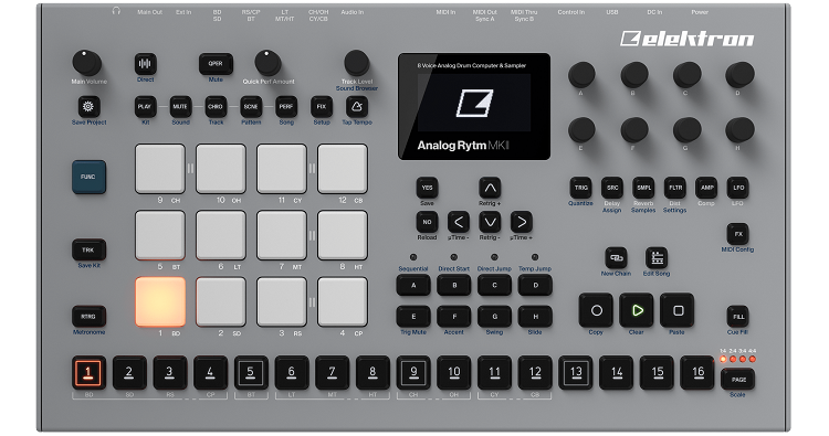 elektron Analog Rytm MKII הגרסה החדשה של ה RYTM של אלקטרון