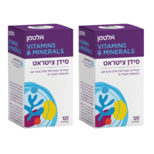 טבע זול | סידן ציטראט בתוספת ויטמין D אלטמן - מכיל 120 קפליות