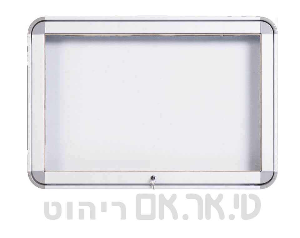 לוח מודעות ויטרינה 150/103/12 ס"מ