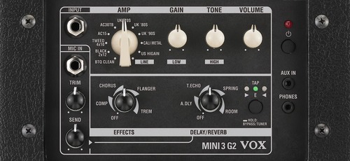 מגבר נייד לגיטרה חשמלית VOX mini3 G2