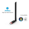 כרטיס רשת אלחוטי Tenda Wireless USB Network Interface Card U6 300Mbps טנדה