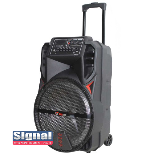 בידורית 12'' עם מיקרופונים UHF מדגם AP LE12