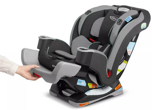 כיסא בטיחות אקסטנד2פיט - Extend2Fit - Graco צבע אפור/שחור Bay Village