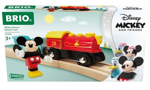 קטר חשמלי עם קרון נגרר ודמות מיקי מאוס 32265