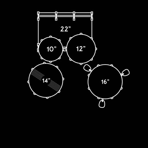 זוית נוספת Pearl Export EXL 725 - Raspberry Sunset