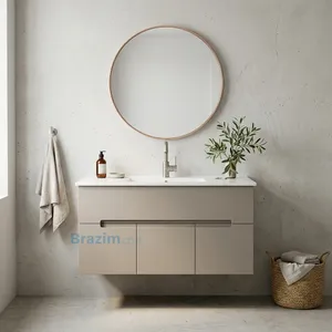 ארון תלוי MDF היביסקוס 2 מגירות ו-2 דלתות בגימור מט