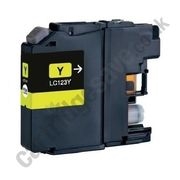 "מחסנית דיו ברדר תואם צהוב דגם version 3 brother LC-123Y גירסה 3