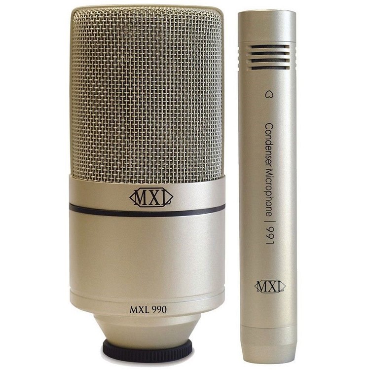 MXL - 990/991 סט קונדנסרים להקלטת כלי נגינה ושירה