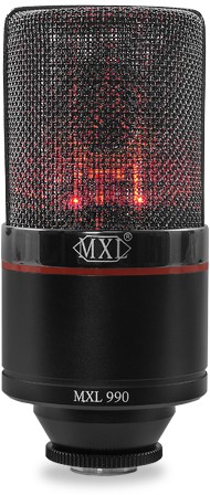 MXL 990 BLAZE מיקרופון קונדנסר בתוספת לד