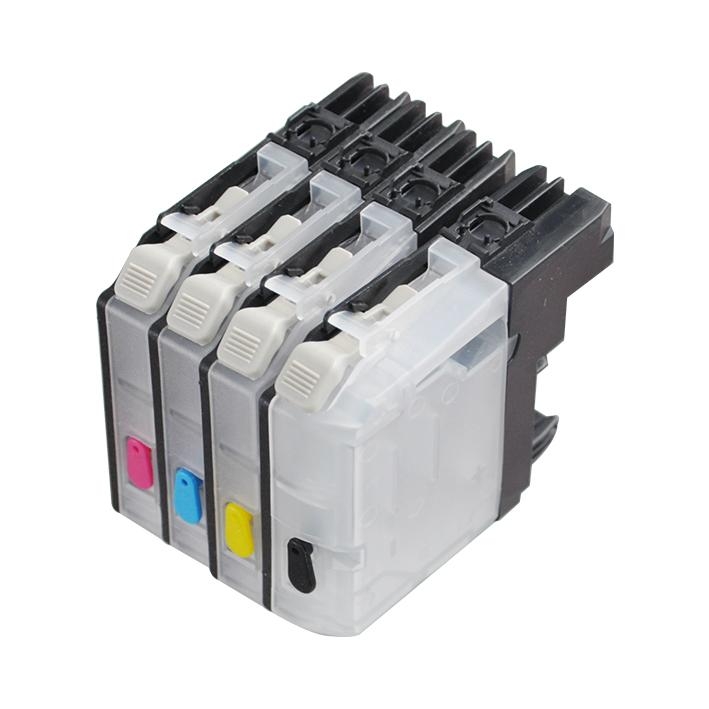  סט ראשי דיו תואמים LC123 VERSION 3 brother (מארז של 4 ראשי דיו) ברדר גירסה 3 