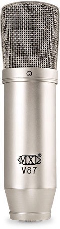 מיקרופון קונדנסור אולפני - MXL - V87 להקלטת שירה וכלי נגינה