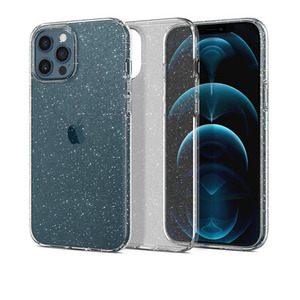 כיסוי מגן אחורי שקוף נוצץ לטלפון סלולרי Apple iPhone 12 Pro Max