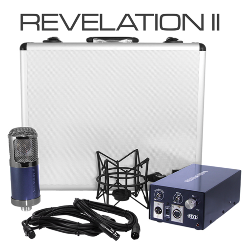 MXL Revelation II מיקרופון קונדנסר מבוסס שפופרת עם מרקמי קליטה משתנים