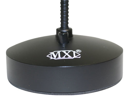 MXL AC-400 USB מיקרופון Gooseneck (צוואר ארוך) עם בסיס הכולל כפתור השתקה בחיבור USB. פתרון איכותי תוצרת MXL USA למשרדים וחדרי ישיבות להקלטה והגברה.