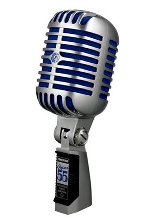 מיקרופון דינמי - SHURE Super 55 Deluxe 