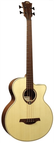 Lag Tramontane 177 Bass Acoustic-Electric Cutaway Guitar 