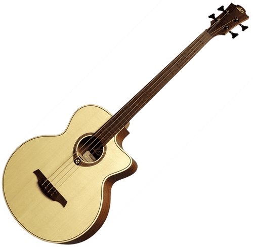 זוית נוספת Lag Tramontane 177 Bass Acoustic-Electric Cutaway Guitar 