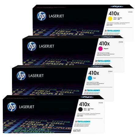 סט 4 טונרים מקוריים HP CF410X/411X/412X/413X