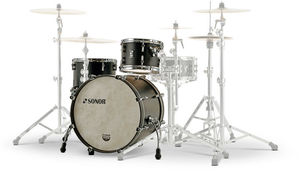 מערכת תופים 3 חלקים "22 SONOR SQ1 322 Set NM GT BLACK 17336