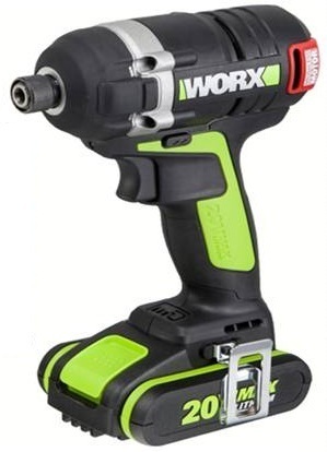 סט נטען 20V פטישון + מברגת אימפקט + משחזת סוללות  BRUSHLESS WORX WU389 KIT