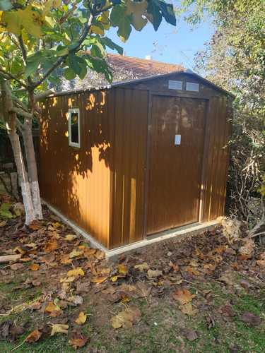 מחסן מתכת פרמיום דגם 2.13X3.19 Garden Top W710 