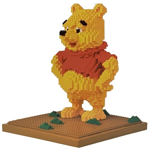 ננו בלוקס - משחק הרכבה 1650 מיני לבנים - פו הדב ענק!