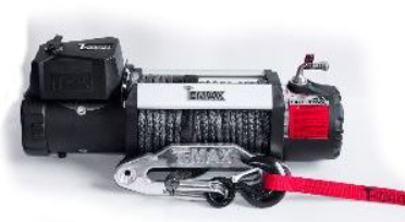 כננת משיכה 12V T-MAX דגם X-POWER-12500 חבל סינטטי