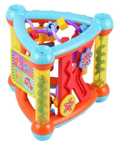 משולש פעילות צבעוני עם 10 הפעלות לפיתוח מוטוריקה 