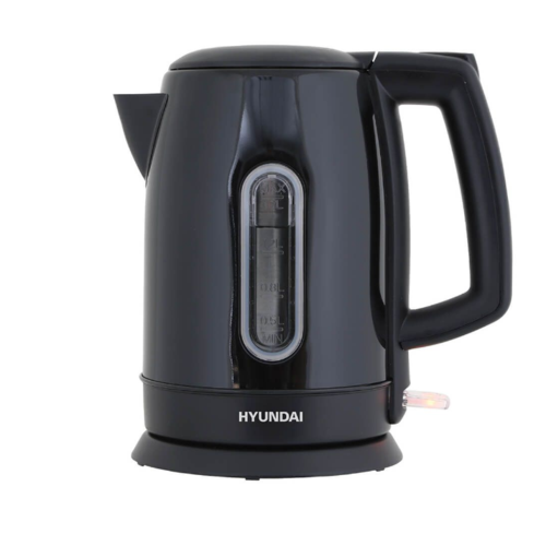 קומקום נירוסטה חשמלי 1.7 ליטר HYUNDAI במגוון צבעים שחור,אדום לבחירה דגם HYK-1761