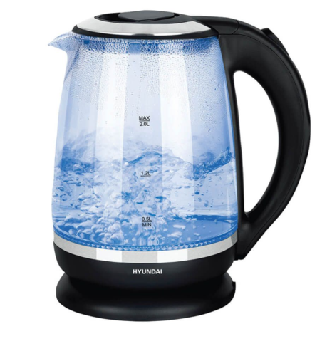  ‏קומקום זכוכית חשמלי Hyundai HYK2018 2L