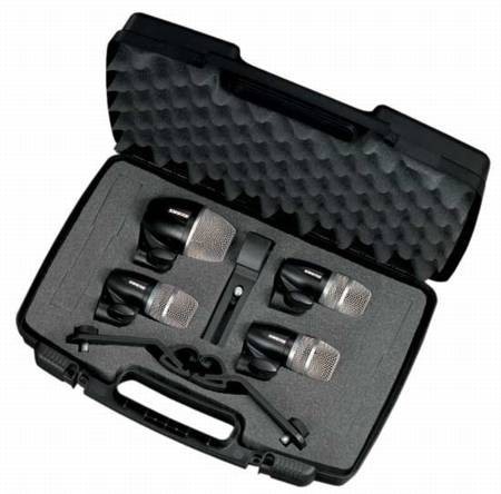 SHURE PGDMK4 - סט ארבעה מיקרופונים דינמיים PG לתופים