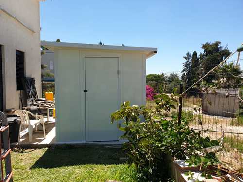 מחסן גינה מפנל מבודד Garden Top מחיר למטר רץ דגם EverGreen