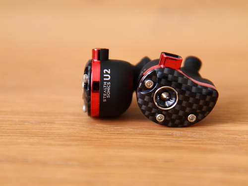 STEALTH SONICS - U2 HYBRID אוזניות הייברידיות IN-EAR מקצועיות עם 2 דרייברים