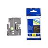 סרט למכשיר Ptouch ברוחב 12mm הדפסה בזהב  על רקע  שחור TZe334
