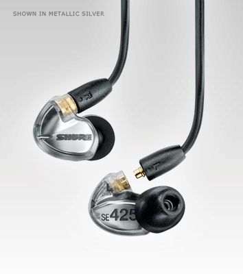 אוזניות IN-EAR EARPHONES MONITOR מוניטור מקצועיות – SHURE SE425